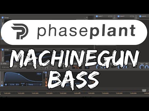 【Phase Plant 】Machinegun Bass