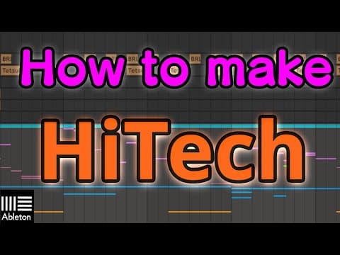 【HiTech】HOW TO MAKE HITECH / Free Serum Presets